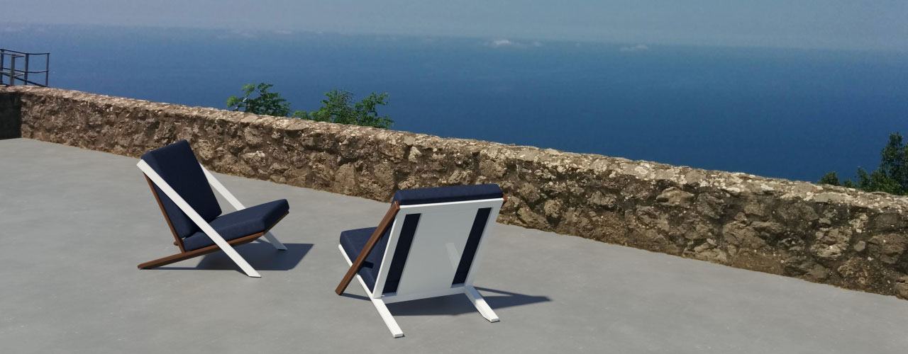 Alcantara outdoor chair collection